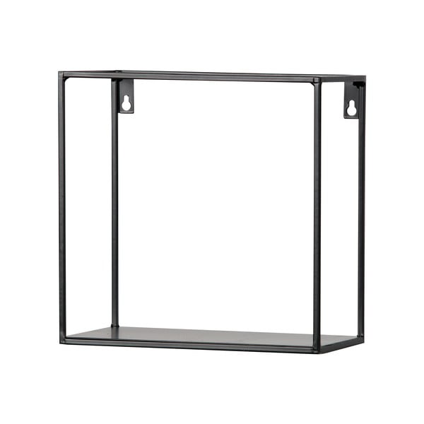 2 musta värvi seinariiulide komplekt Meert - WOOOD-image-2