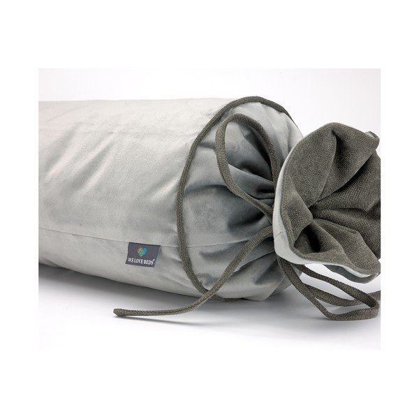 Hall padjapüür hõbedane , ⌀ 20 x 58 cm Candy - WeLoveBeds-image-3