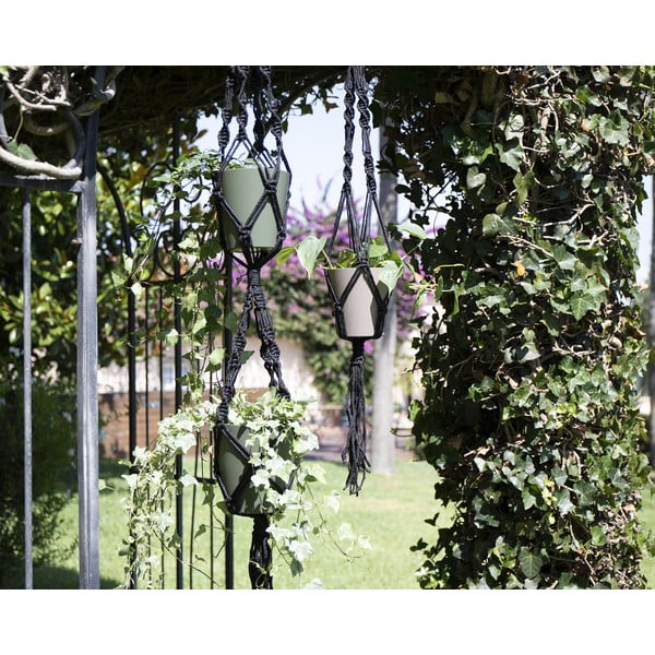 Tekstiil lillepoti riputi  ø 13 cm (kõrgus 120 cm) Macramé – Artevasi-image-1