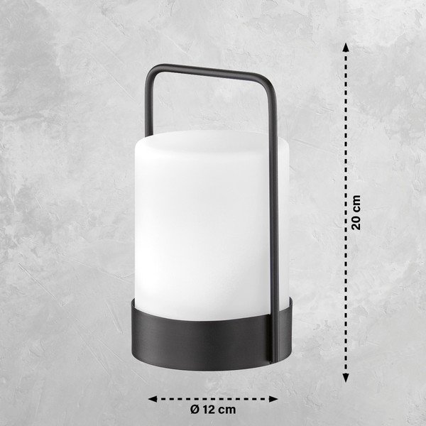 LED päikesepaneeliga timmitav välisvalgusti kaugjuhtimispuldiga ø 12 cm Casoli - Fischer & Honsel-image-1