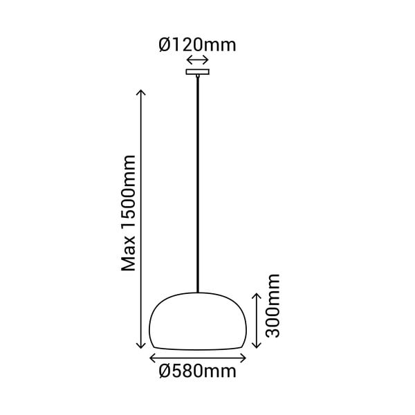 Rattanist rippvalgusti , kõrgus 150 cm Nest - SULION-image-3