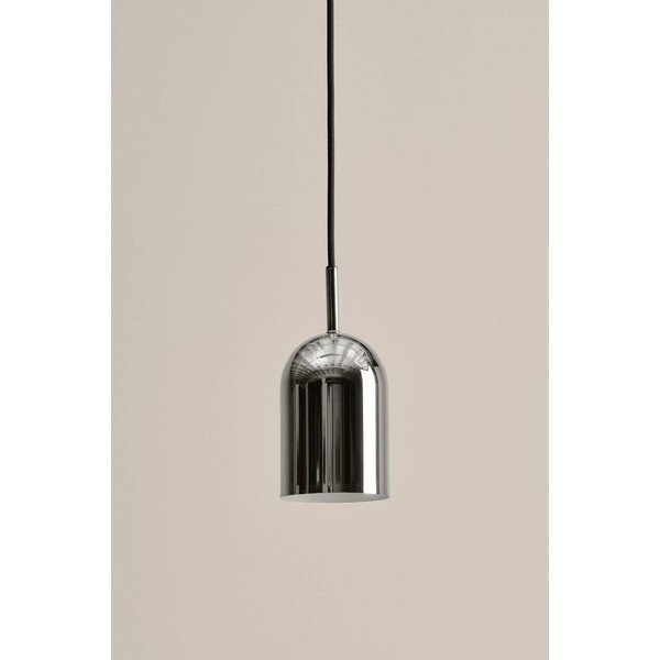 Läikiv hõbedane metallist ripplamp ø 10 cm Ara - Jotex-image-2