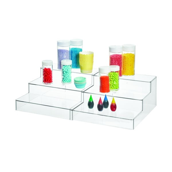 Läbipaistev iDesign The Home Edit statiiv, 26 x 29,2 cm - iDesign/The Home Edit-image-4