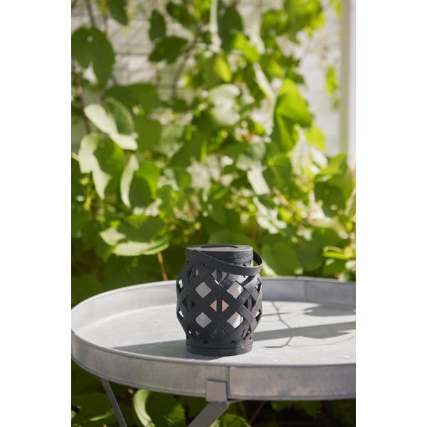 Must latern, kõrgus 16 cm Flame - Star Trading-image-3