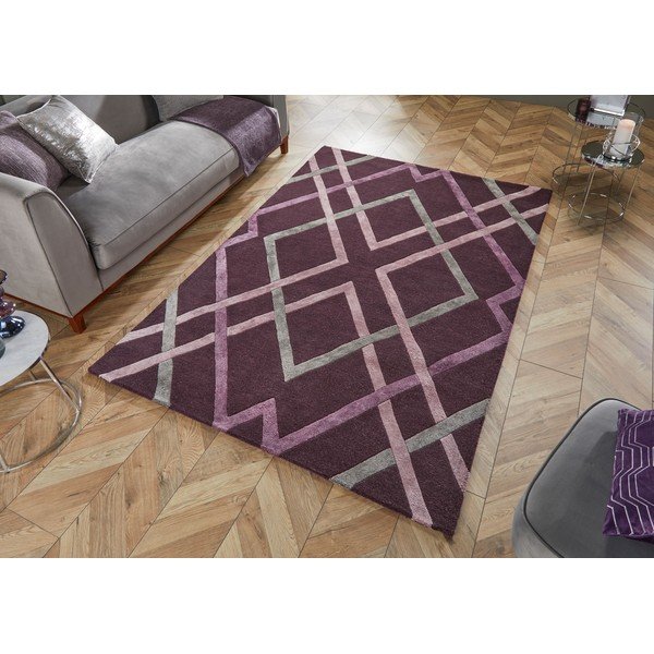 Lilla vaip 160x230 cm Trellis - Flair Rugs-image-4