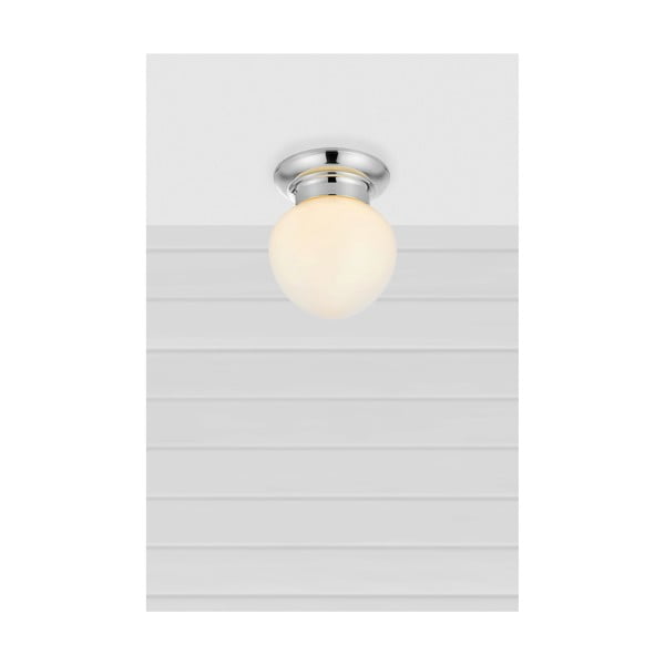 Valge/hõbedane laevalgusti klaasist varjuga Ronda - Markslöjd-image-1