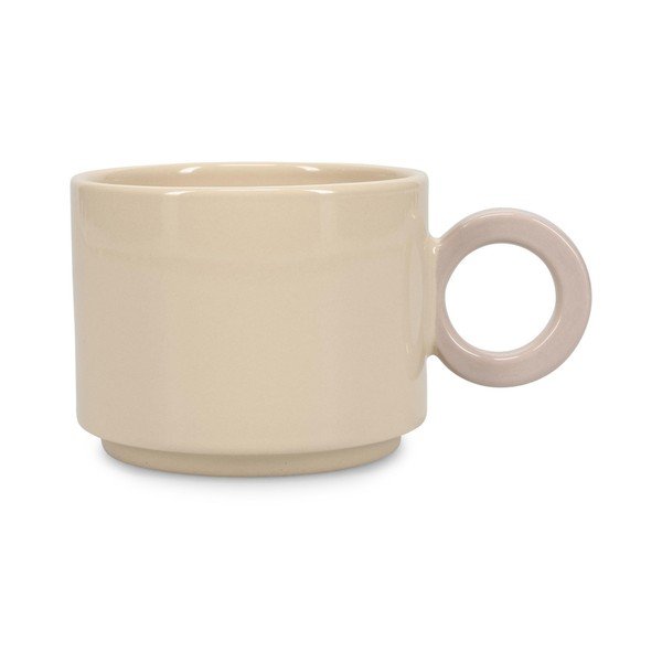 Beež keraamiline kruus 280 ml Lou - ONA