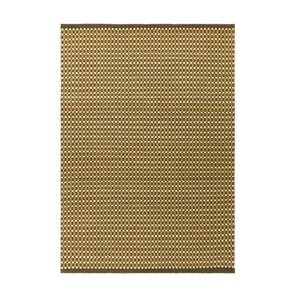 Khaki värvi käsitsi kootud villasegu vaip 200x290 cm Ember - MADE