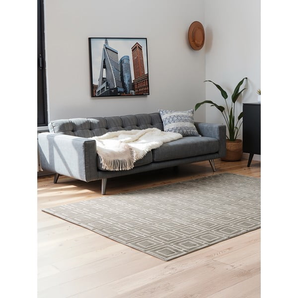 Hall-kreem vaip 160x235 cm Perles Howlite – Elle Decoration-image-1