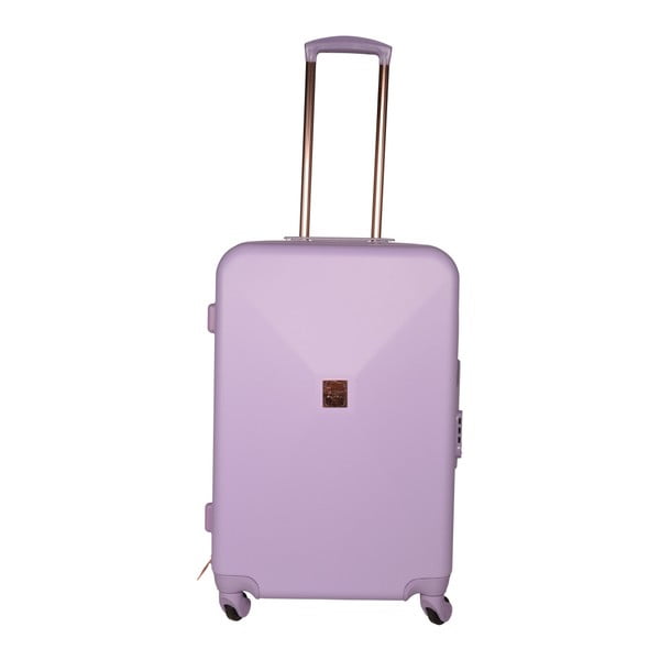 Světle fialový cestovní kufr LULU CASTAGNETTE Jacob, 71 l