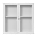 Valge metallist rippkapp 80x80 cm Brisbane - House Nordic