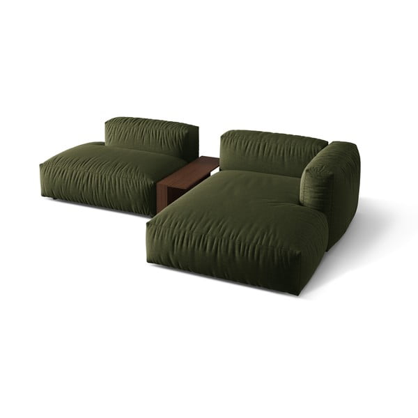 Roheline modulaarne nurgadiivan (parem nurk) Martina - Micadoni Home-image-2