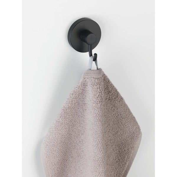 2 musta Vacuum-Loc® Pavia rätikukonksu komplekt - Wenko-image-1