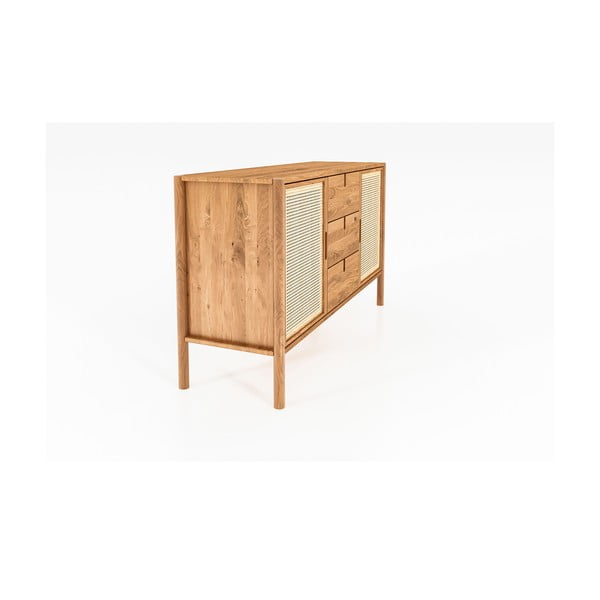 Madal kapp tammepuust 142x84 cm Pola - The Beds-image-3