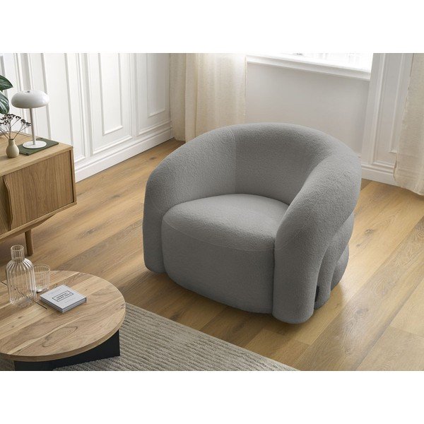 Hall pöörlev tugitool buklee kangast Elina - Bobochic Paris-image-1