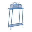 Sinine metallist riiul rõdule , kõrgus 105,5 cm MWH - Garden Pleasure