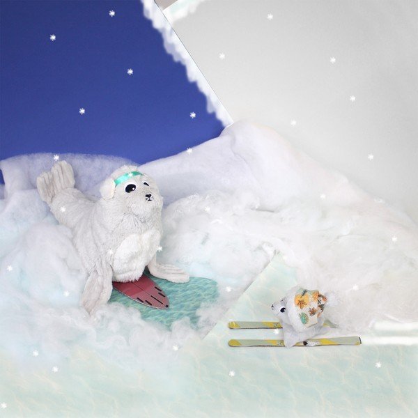 Pehmed mänguasjad 2-osalise komplektiga Ptipotos Ploufou - Les Deglingos-image-1