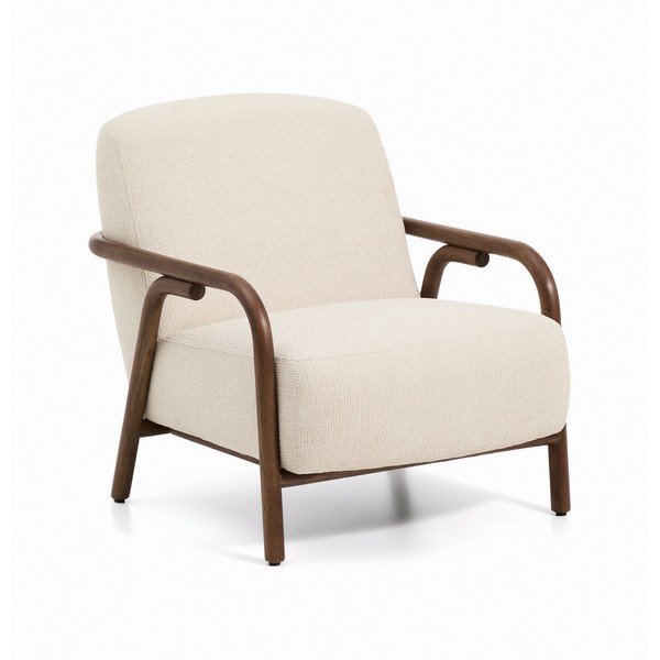 Beež šenillist tugitool Sylo - Kave Home