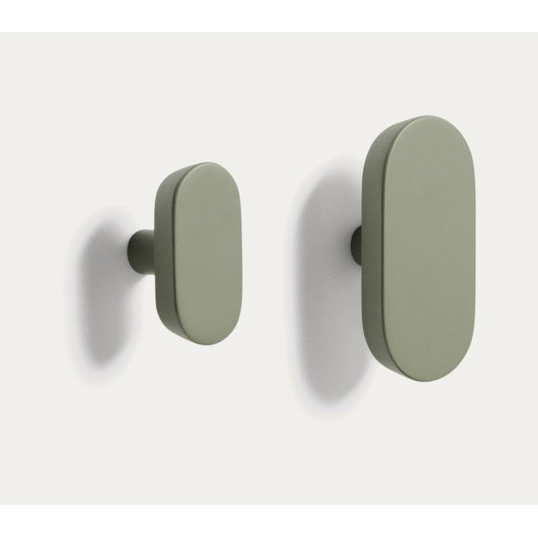 Rohelised pöögipuidust seinakonksud 2tk komplektis Arely - Kave Home-image-2