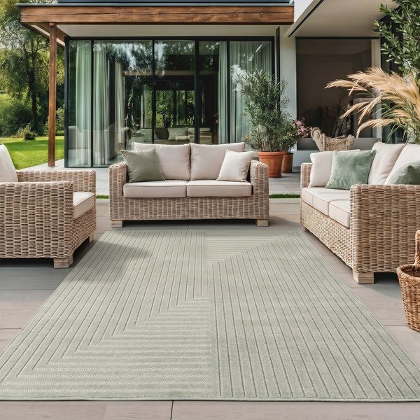 Roheline sise- ja välisvaip 240x340 cm Nova 1202 - Ayyildiz Carpets-image-1
