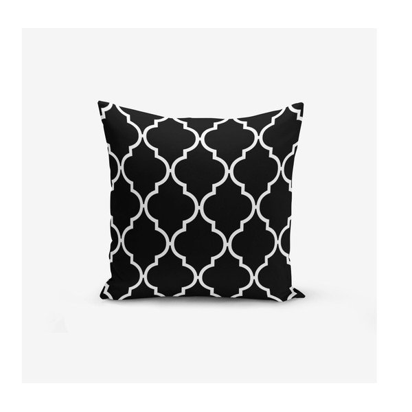 4 BW Graphic Patterns padjapüüride komplekt, 45 x 45 cm - Minimalist Cushion Covers-image-1