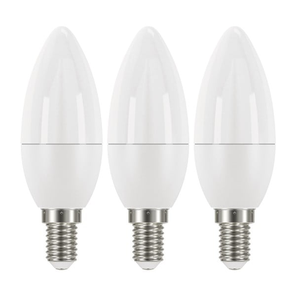 Soojad LED-pirnid 3 tk E14, 5 W komplektis - EMOS