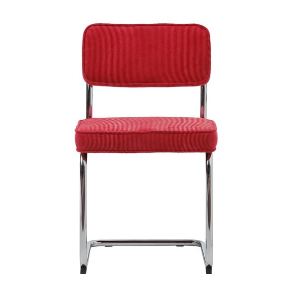 Punane velvetist söögitool Rupert - Unique Furniture-image-3