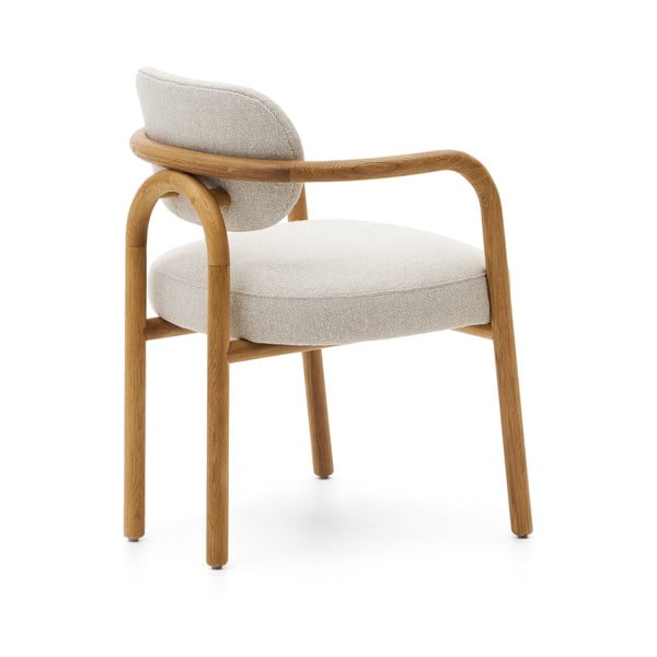 Pruun-kreem söögitool Melqui - Kave Home-image-4