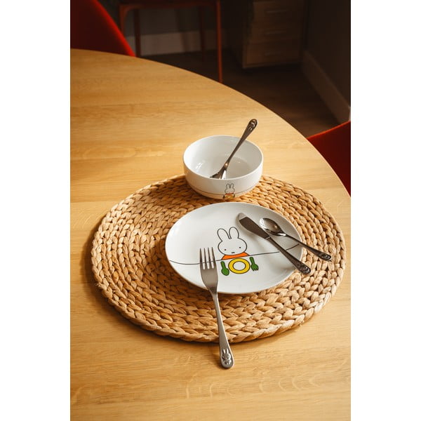 Portselanist laste söögikomplekt 6 tükki Miffy - Zilverstad-image-2
