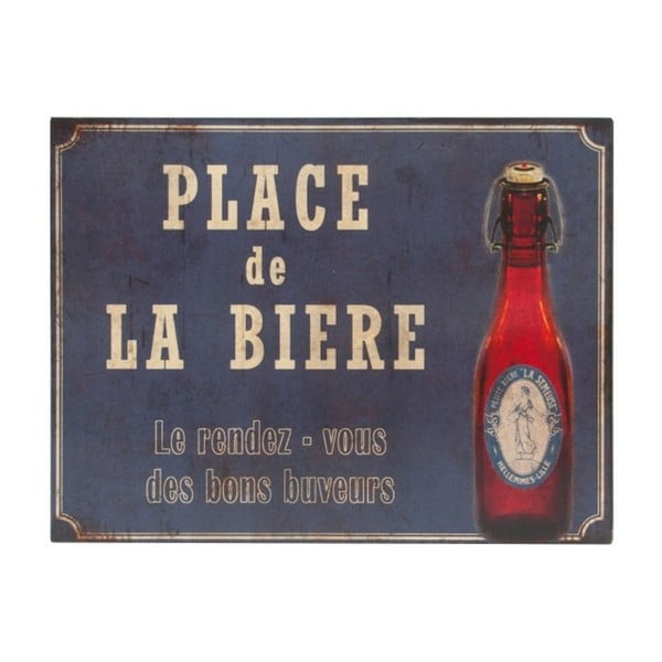 Metallist silt 33x25 cm Place De La Biere – Antic Line