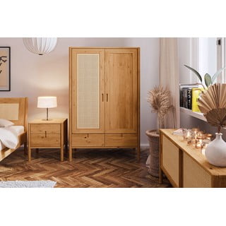 Tammepuust riidekapp 108x175 cm Pola - The Beds