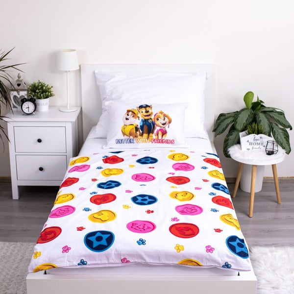 Puuvillane laste voodipesu 100x135 cm Paw Patrol - Jerry Fabrics-image-2