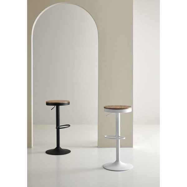 2 valge baaritooli komplekt Barret - sømcasa-image-1