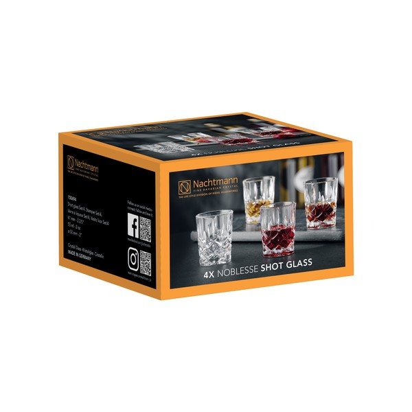 4 kristallklaasist pitside komplekt Nachtmann Noblesse, 55 ml-image-1