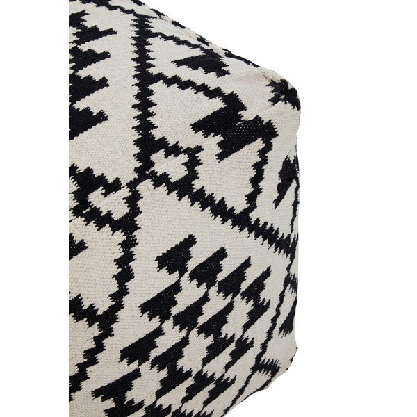 Mustvalge taburet Cefena - Premier Housewares-image-4
