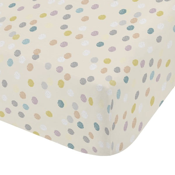 Flanell laste voodilina 90x190 cm Balloons Spot - Bianca