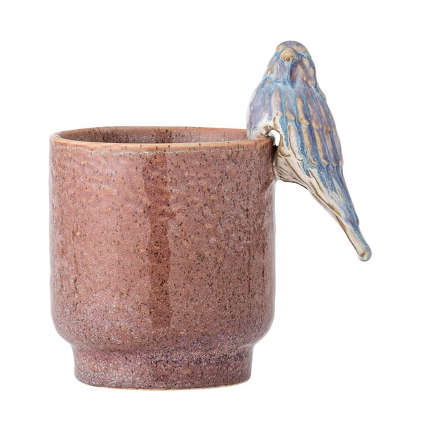 Käsitsi maalitud kivikeraamikast lillepoti kate ø 11 cm Larky - Bloomingville-image-3