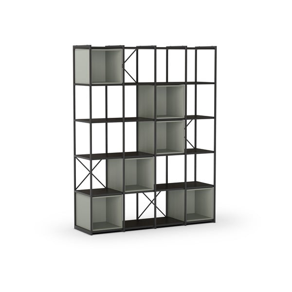 Roheline-must raamatukapp 140x179 cm Anya - Marckeric-image-3