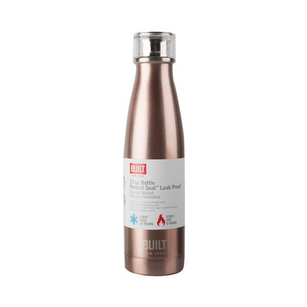 Růžová termo lahev z nerezové oceli Creative Tops Bulit, 483 ml-image-1
