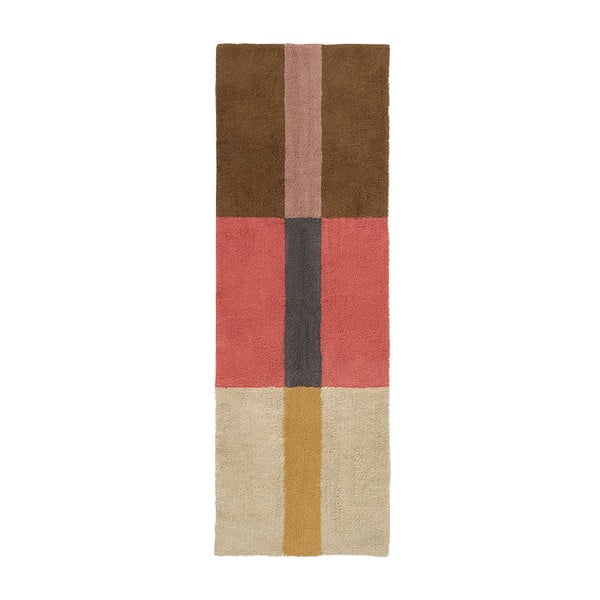 Villane vaip 80x230 cm Chroma Spiced Coral – Lorena Canals