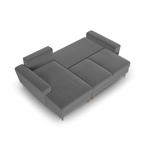 Helehall sametist panipaigaga nurgadiivanvoodi (vasak nurk) Kyoto - Cosmopolitan Design-image-2