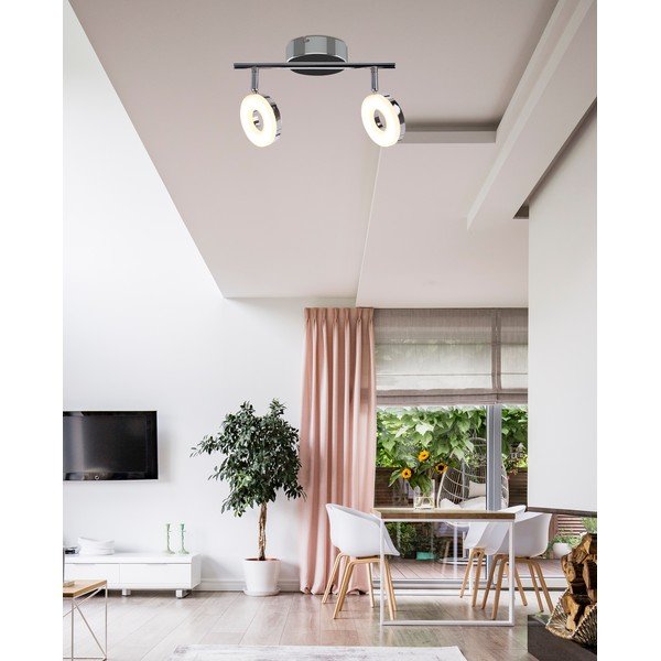 LED laevalgusti läikiv hõbedane 27x16 cm Thema - Candellux Lighting-image-1