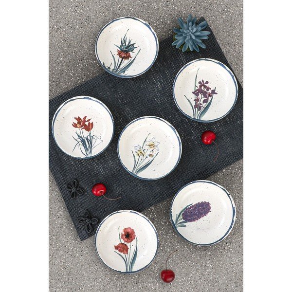 6 keraamilise taldrikutäie komplekt, ø 13 cm - My Ceramic-image-1