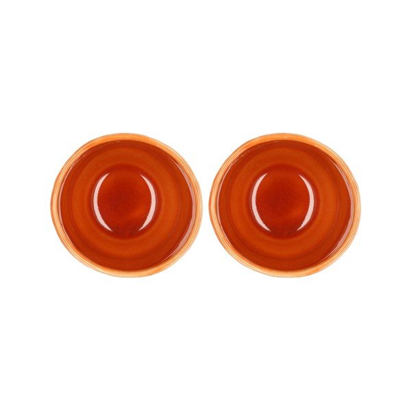 Oranžid kivikeraamikast espressotassid 2tk 80 ml Styles - Villa Collection-image-1