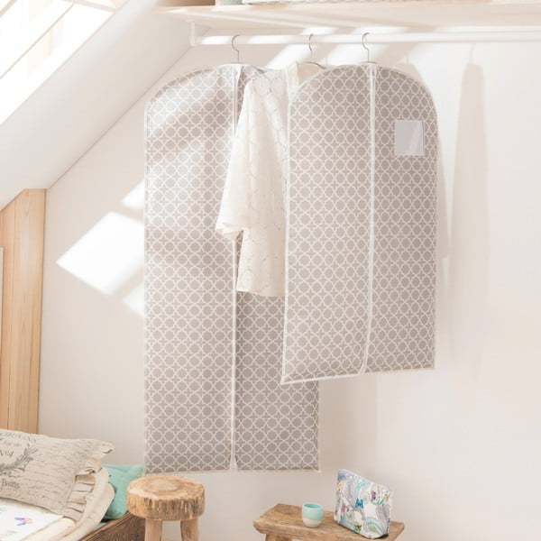 Beež rippuv kleidikott , kõrgus 137 cm - Compactor-image-1