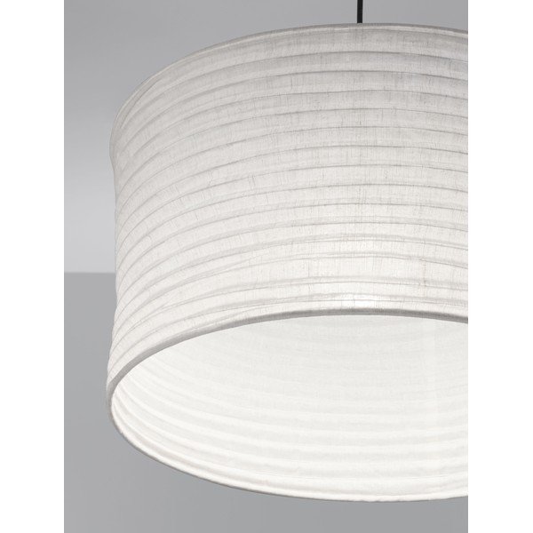 Valge linane ripplamp ø 50 cm Linnet - Nova Luce-image-4