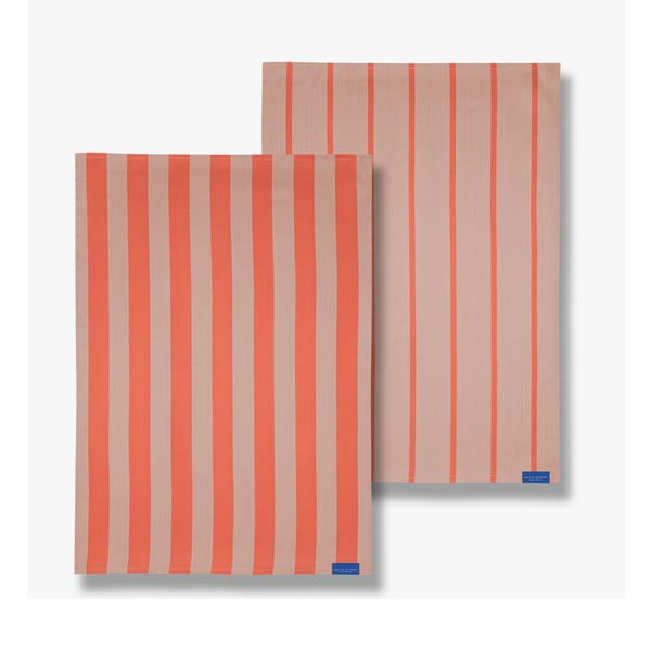 Puuvillased rätikud 2 tk komplektis, 50x70 cm Stripes - Mette Ditmer Denmark