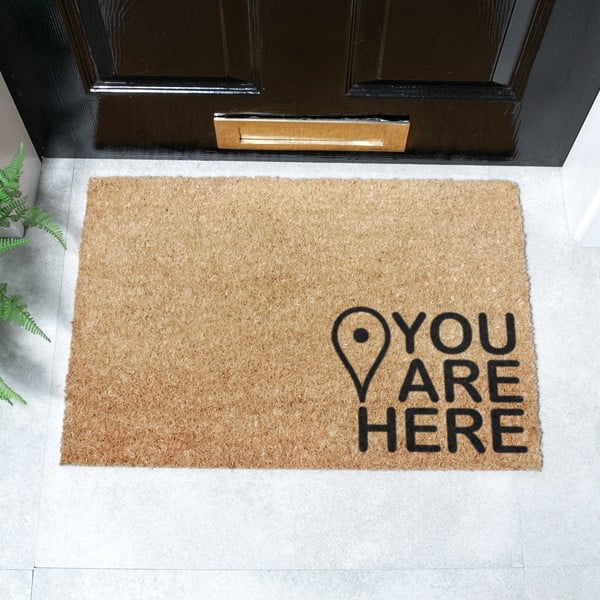 Kookoskiududest matt 40x60cm You Are Here - Artsy Doormats-image-2