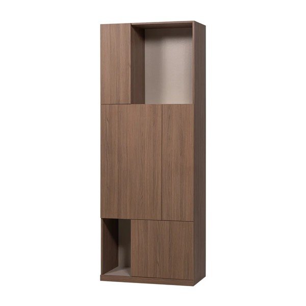 Modulaarne garderoob tumedas naturaalses värvitoonis 80x215 cm Build - WOOOD