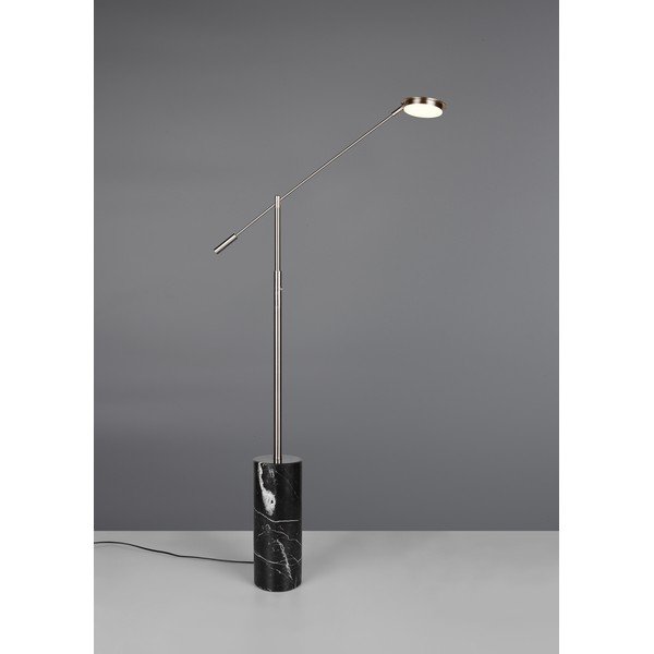 Must/hõbedane LED-põrandavalgusti (kõrgus 145 cm) Fiore - Trio Select-image-1